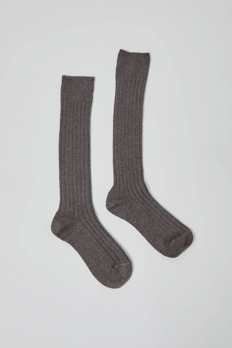 Maria La Rosa College Socks in Brown