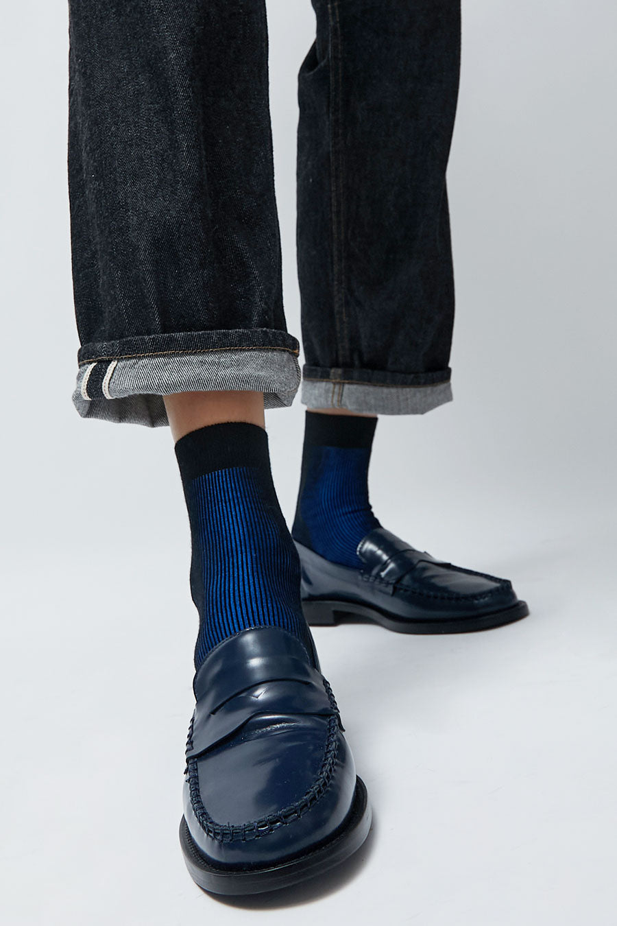 Maria La Rosa Cult Socks in Blue