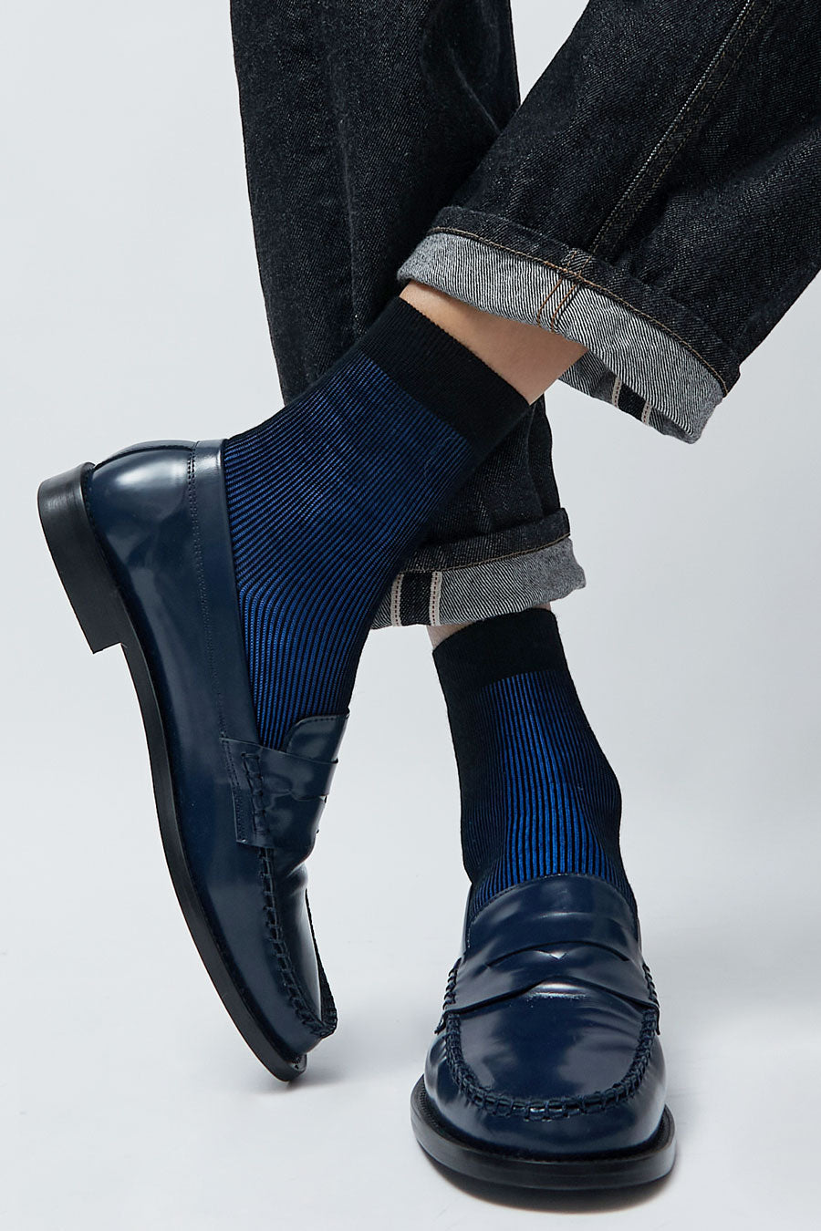 Maria La Rosa Cult Socks in Blue