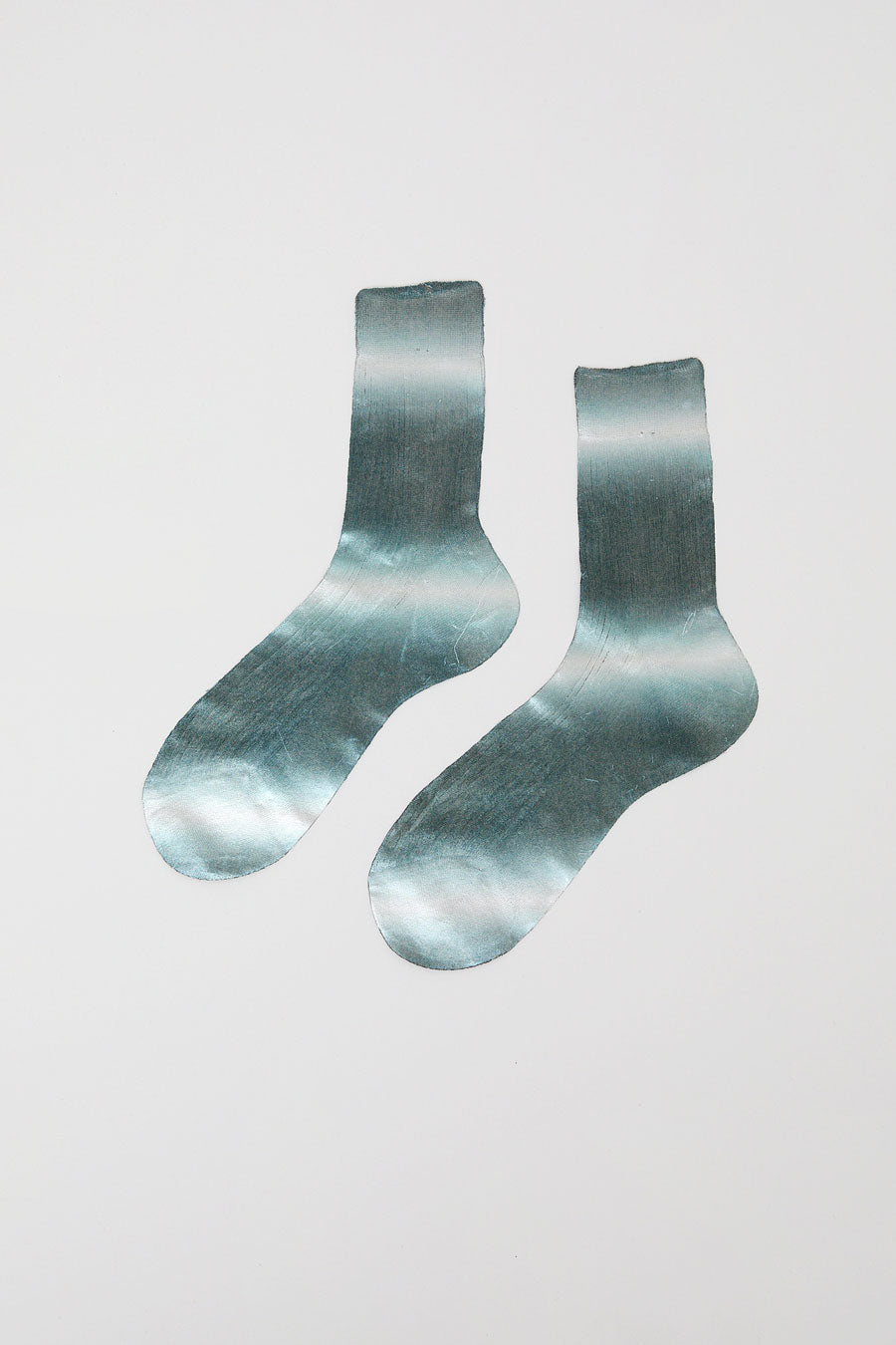 Maria La Rosa Luce Laminated Socks in Grey