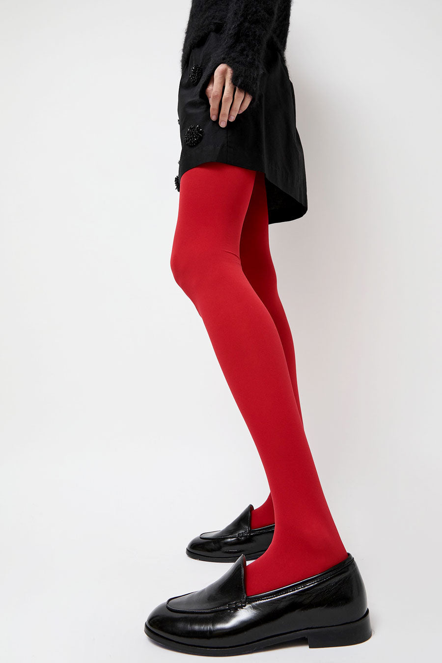 Maria La Rosa Lycra Tights in Red