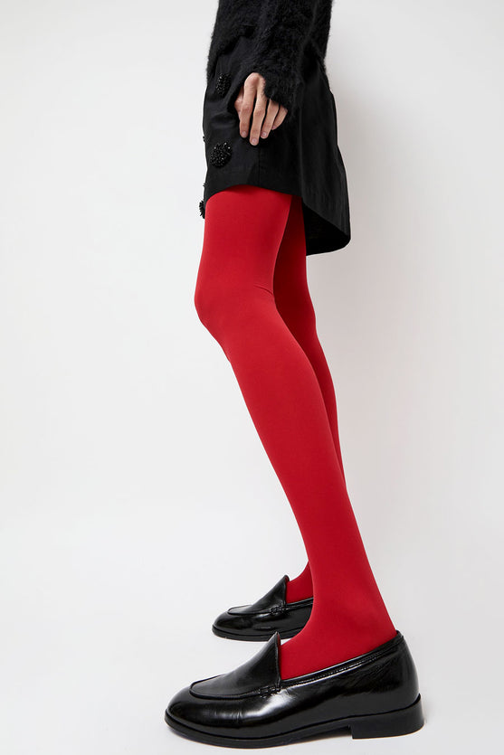 Maria La Rosa Lycra Tights in Red