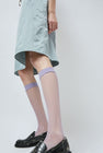 Maria La Rosa Net Ankle Socks in Lilac