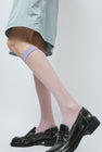 Maria La Rosa Net Ankle Socks in Lilac