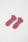 Maria La Rosa Ribbed Short Bio Cotton Socks in Rose