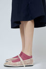 Maria La Rosa Ribbed Short Bio Cotton Socks in Rose