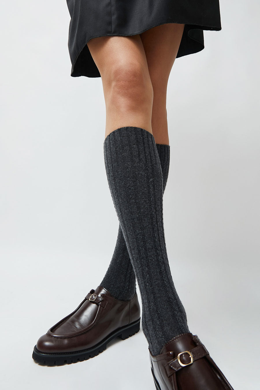 Maria La Rosa Scotland Socks in Dark Grey