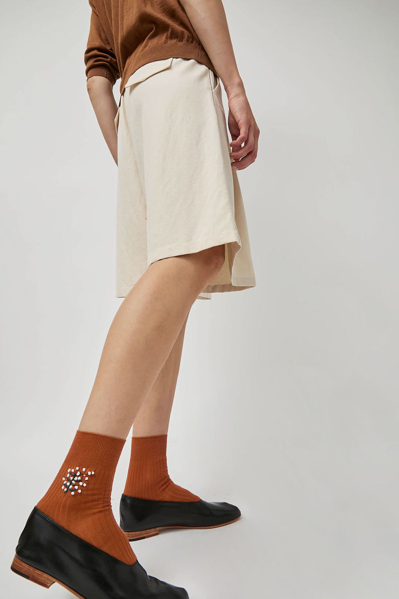 Maria La Rosa Snow Socks in Cannella