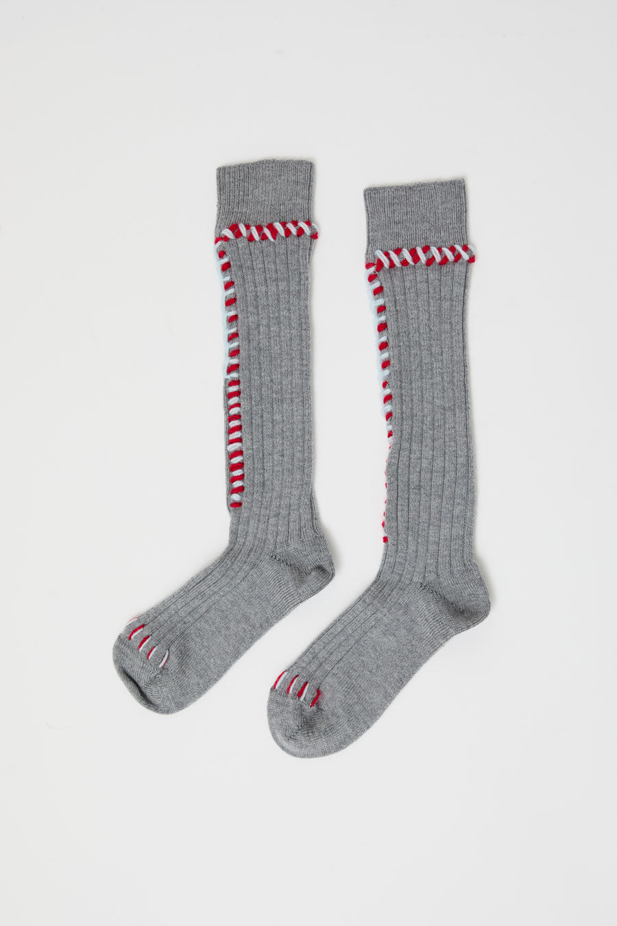 Maria La Rosa Tirol Socks in Grey
