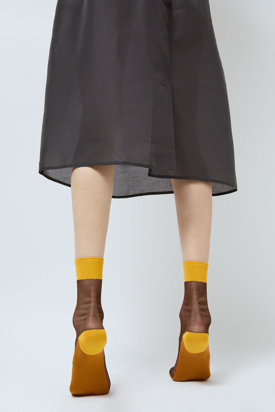 Maria La Rosa Transparency Socks in Brown