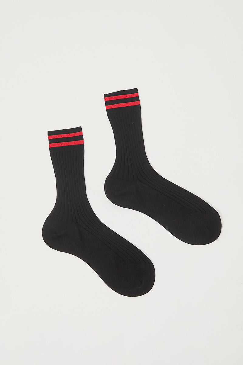 Maria La Rosa Tube Socks in Black