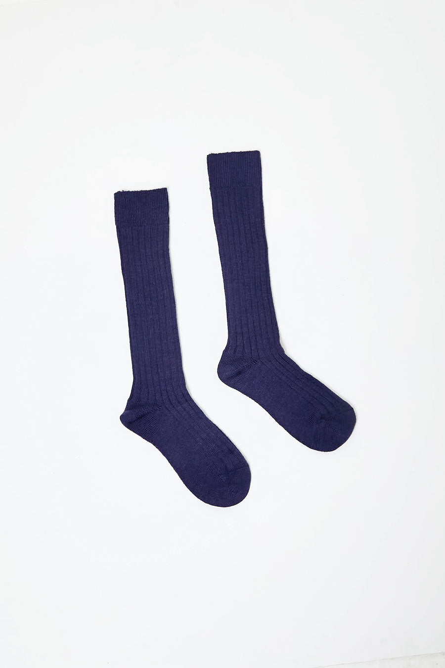Maria La Rosa College Socks in Dark Violet