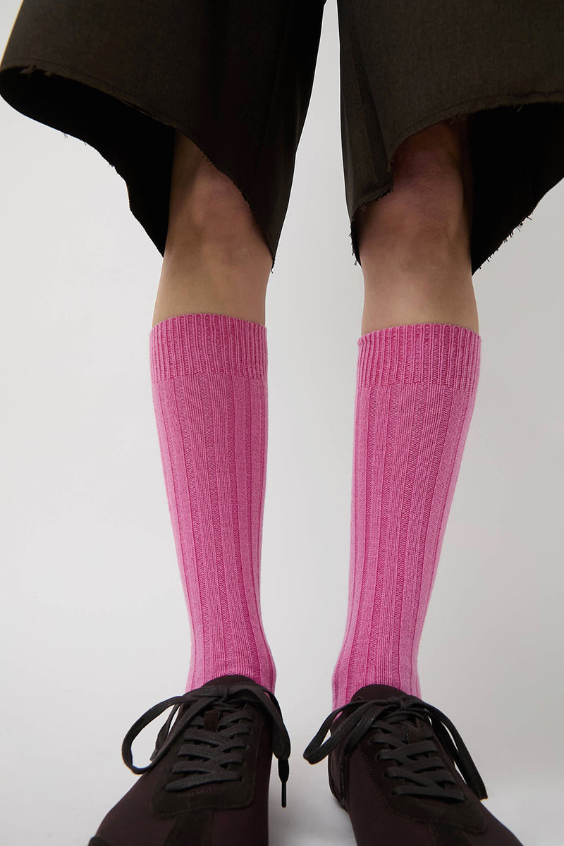 Maria La Rosa College Socks in Pink