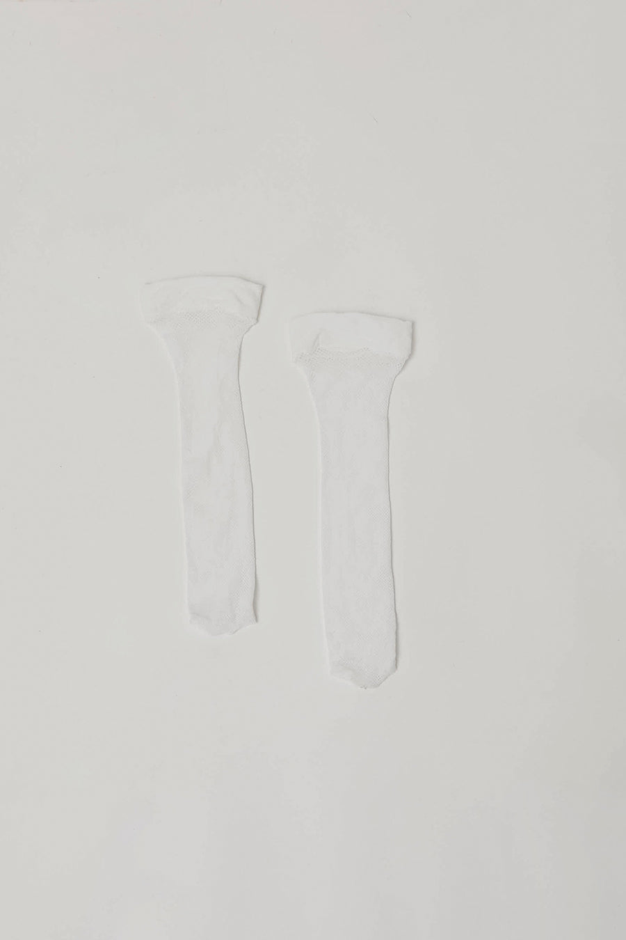 Maria La Rosa Net Ankle Socks in White