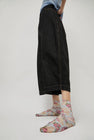 Maria La Rosa Spring Silk Ankle Socks in Mixed Flowers Light