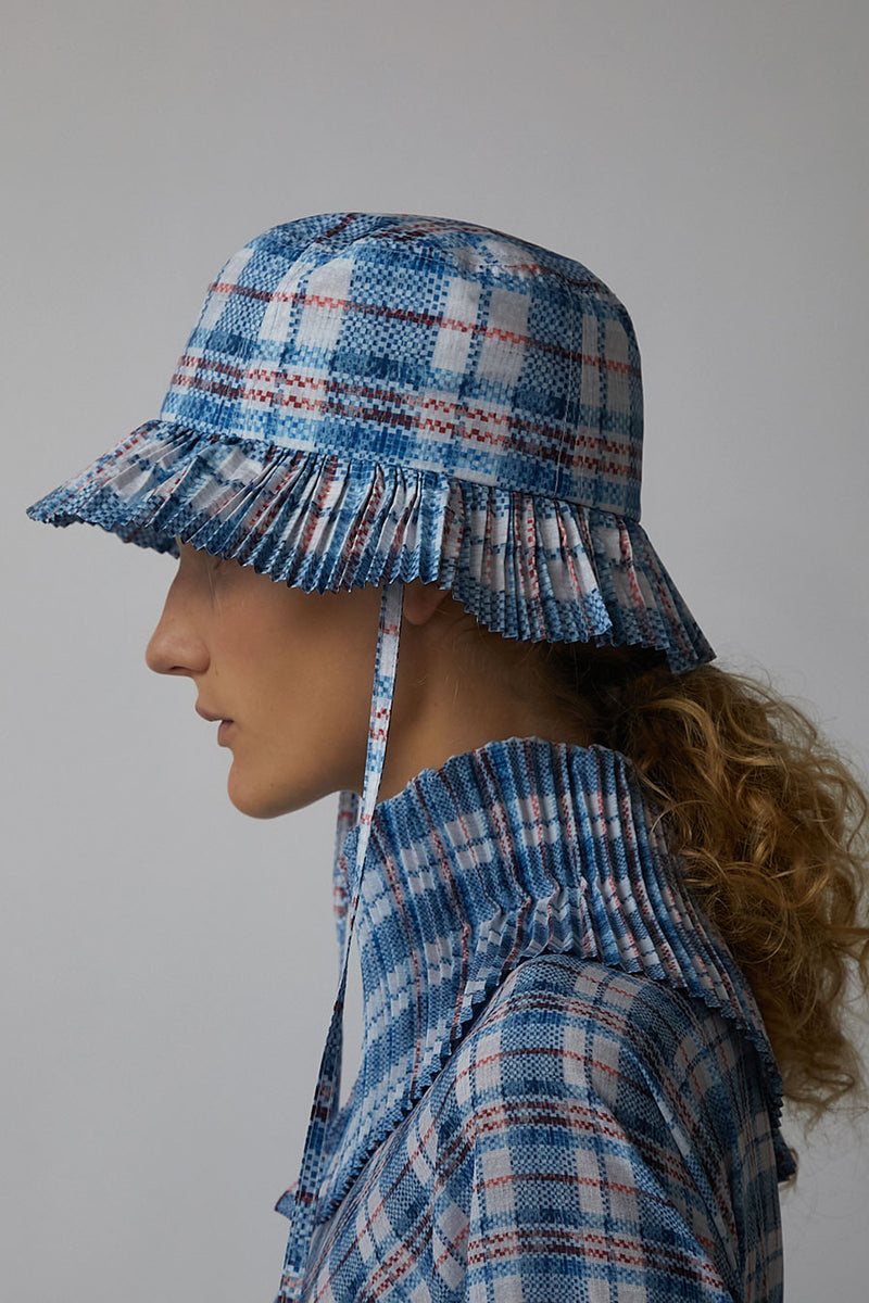 Pleated bucket hat H3346 main image 1