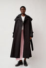 Marios Trench Coat in Black