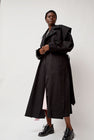 Marios Trench Coat in Black