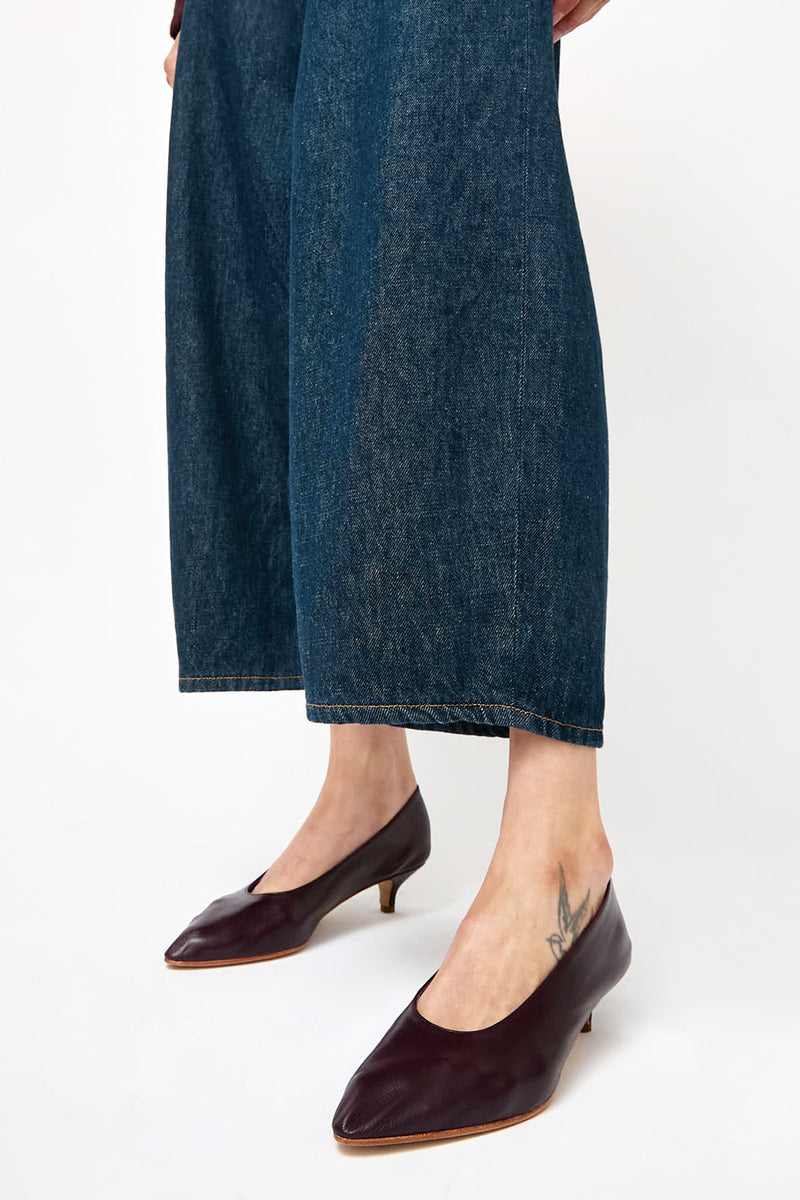 Martiniano After Party Pump in Oxblood