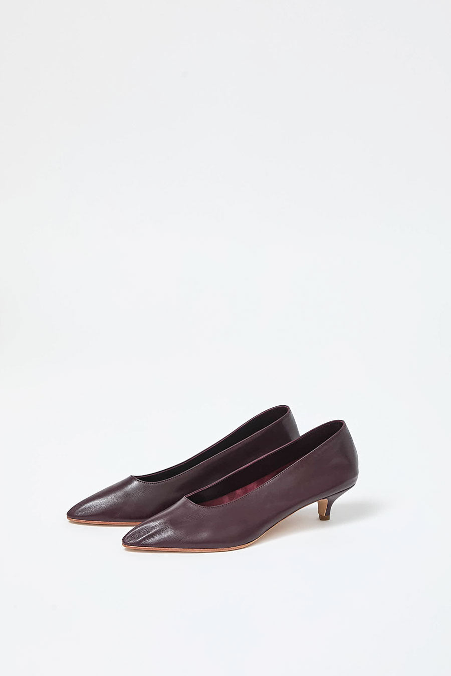 Martiniano After Party Pump in Oxblood