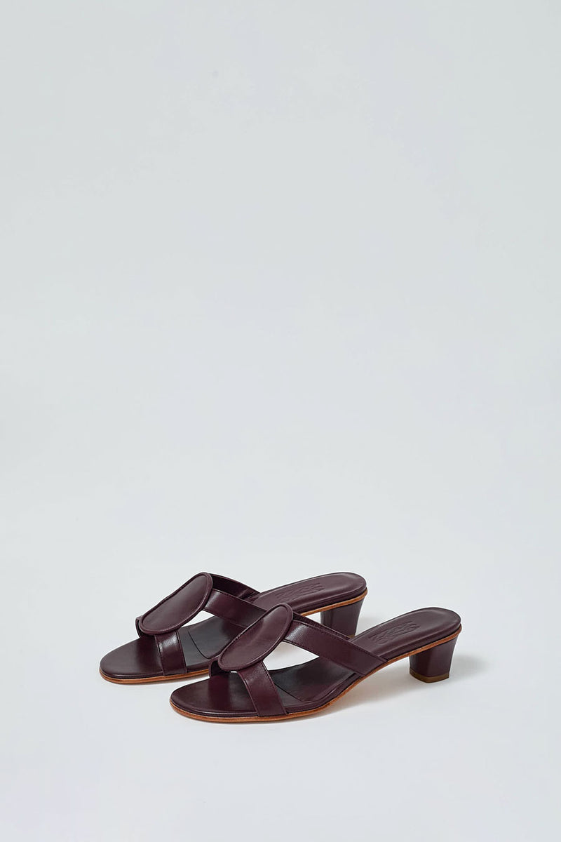 Martiniano Medalia Sandal in Oxblood