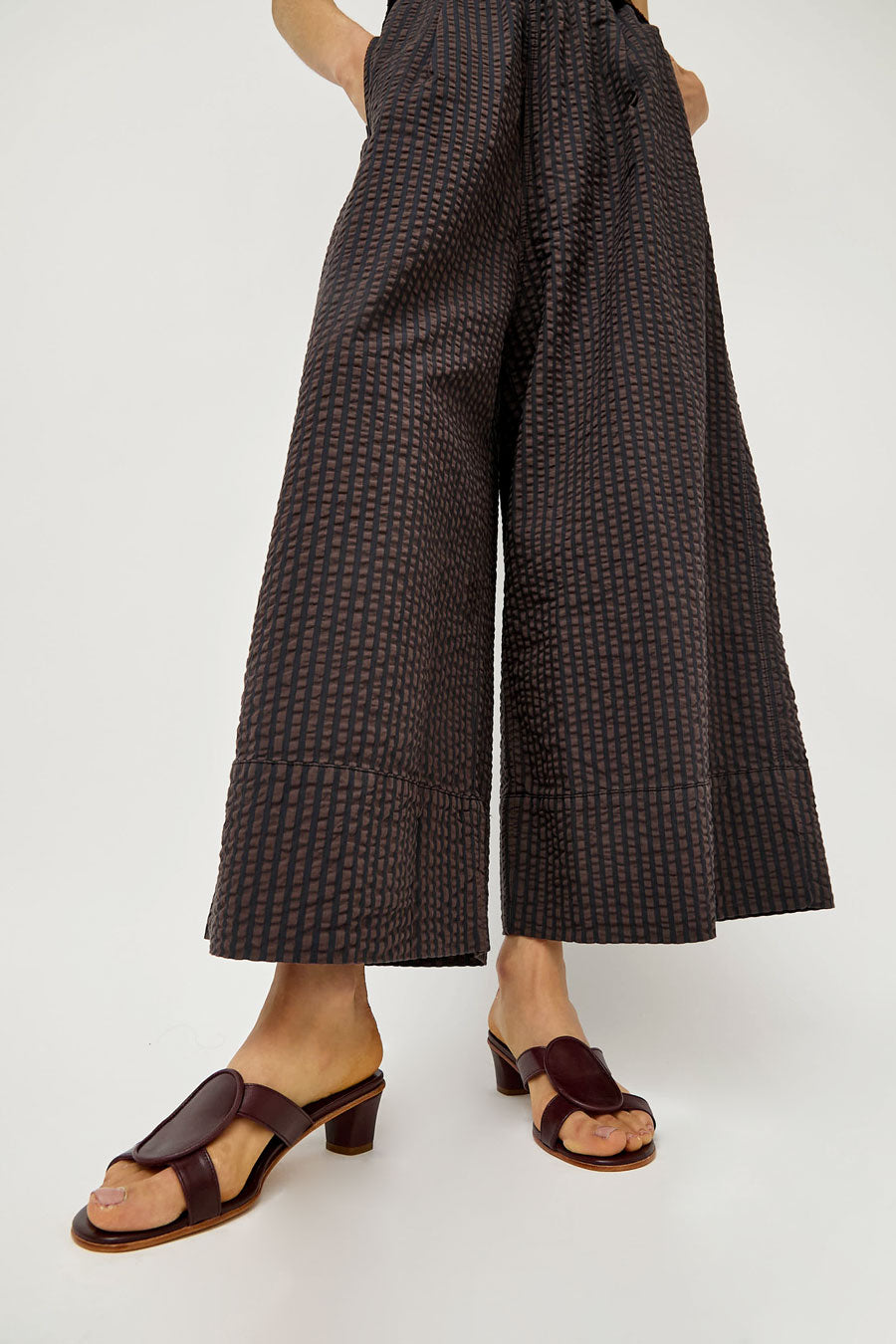 Martiniano Medalia Sandal in Oxblood