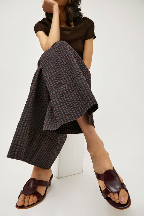 Martiniano Medalia Sandal in Oxblood – No.6 Store