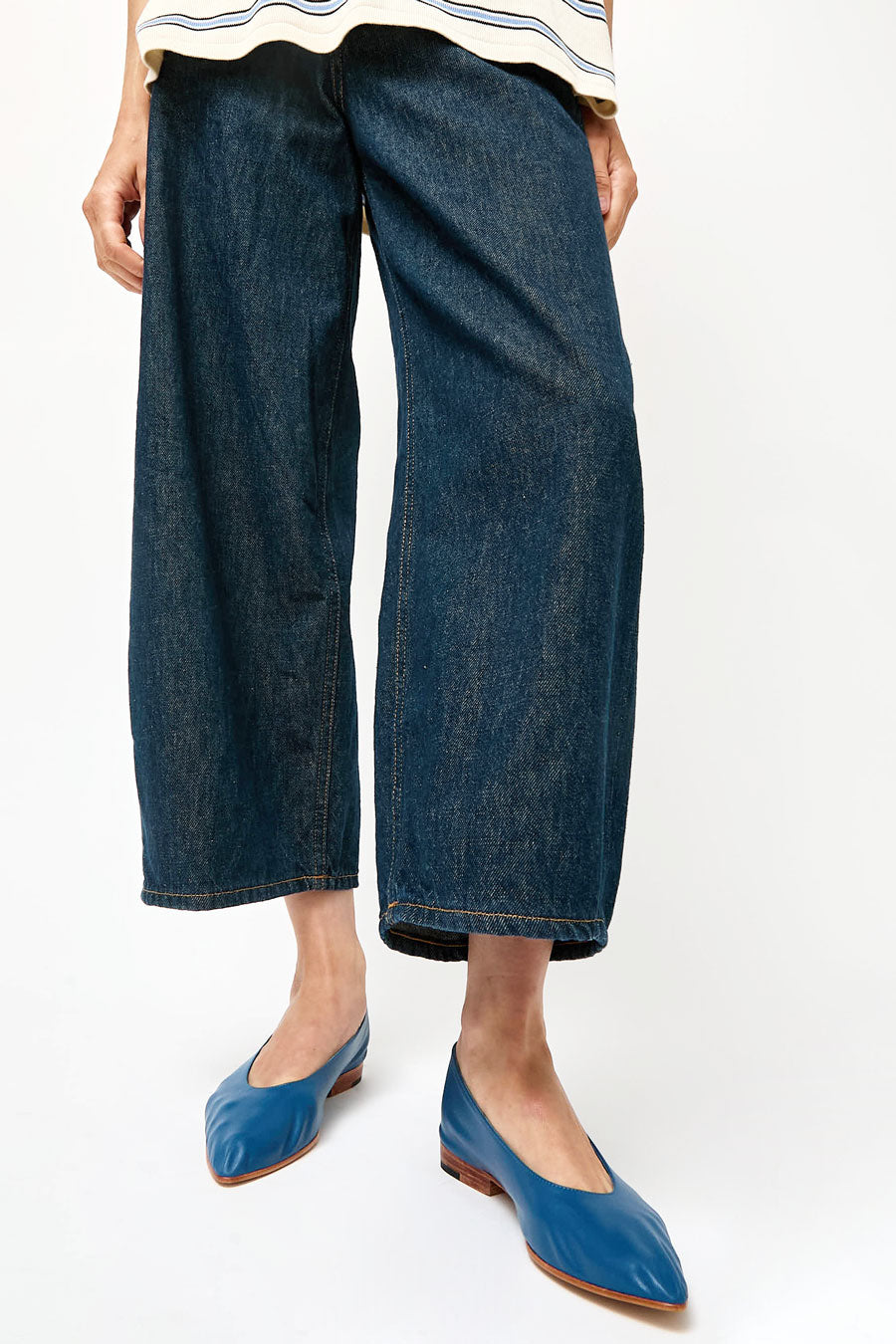 Martiniano Party Flat in Denim