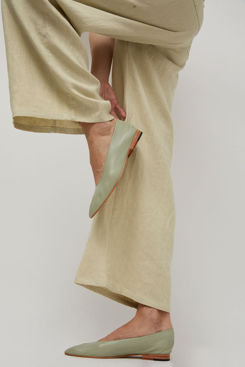 お値下げ/martiniano party flat sage size37 Martiniano Party Flat in Sage – No.6 Store