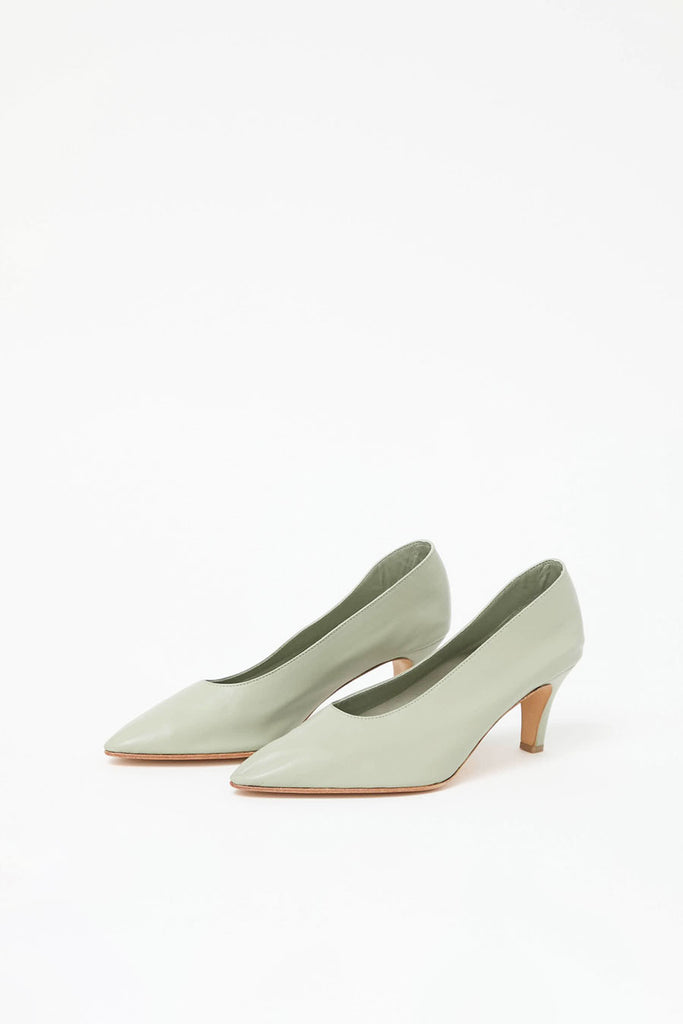 Martiniano Party Pump in Sage – No.6 Store