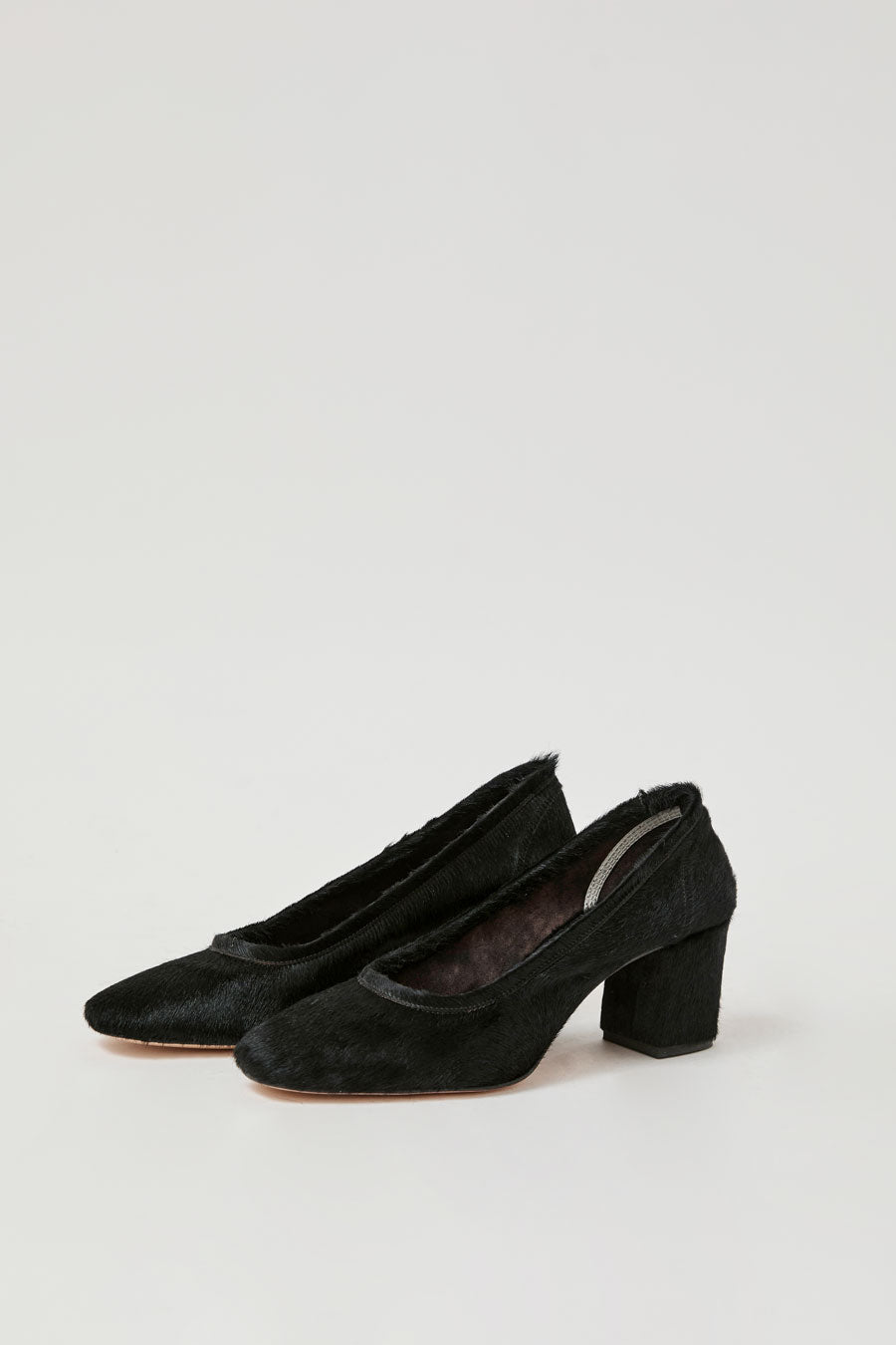 Maryam Nassir Zadeh Anaise Pump in Nero Ponyhair