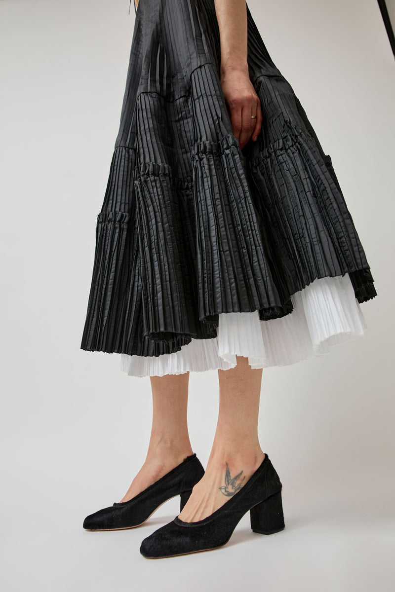 Maryam Nassir Zadeh Anaise Pump in Nero Ponyhair