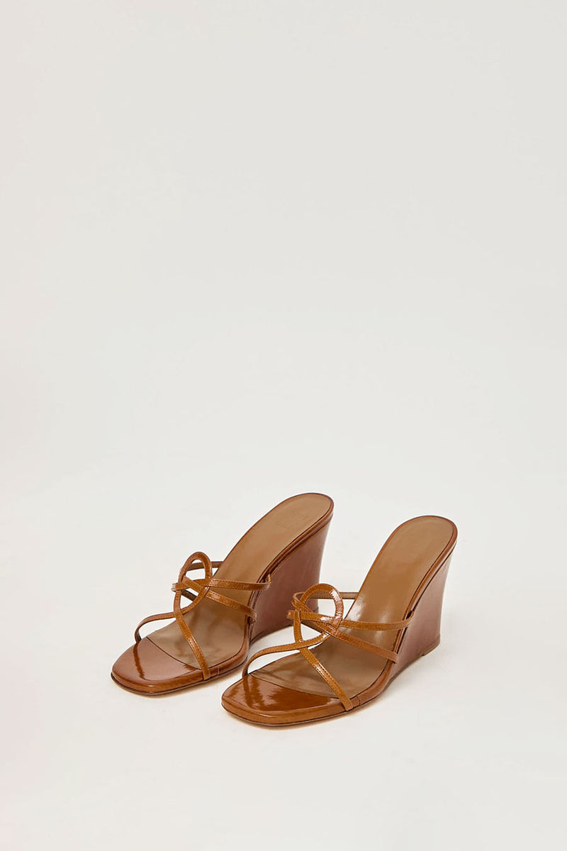 Maryam Nassir Zadeh Opera Wedge in Sella Patent