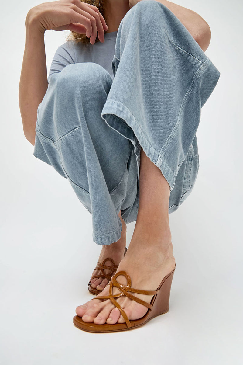 Maryam Nassir Zadeh Opera Wedge in Sella Patent