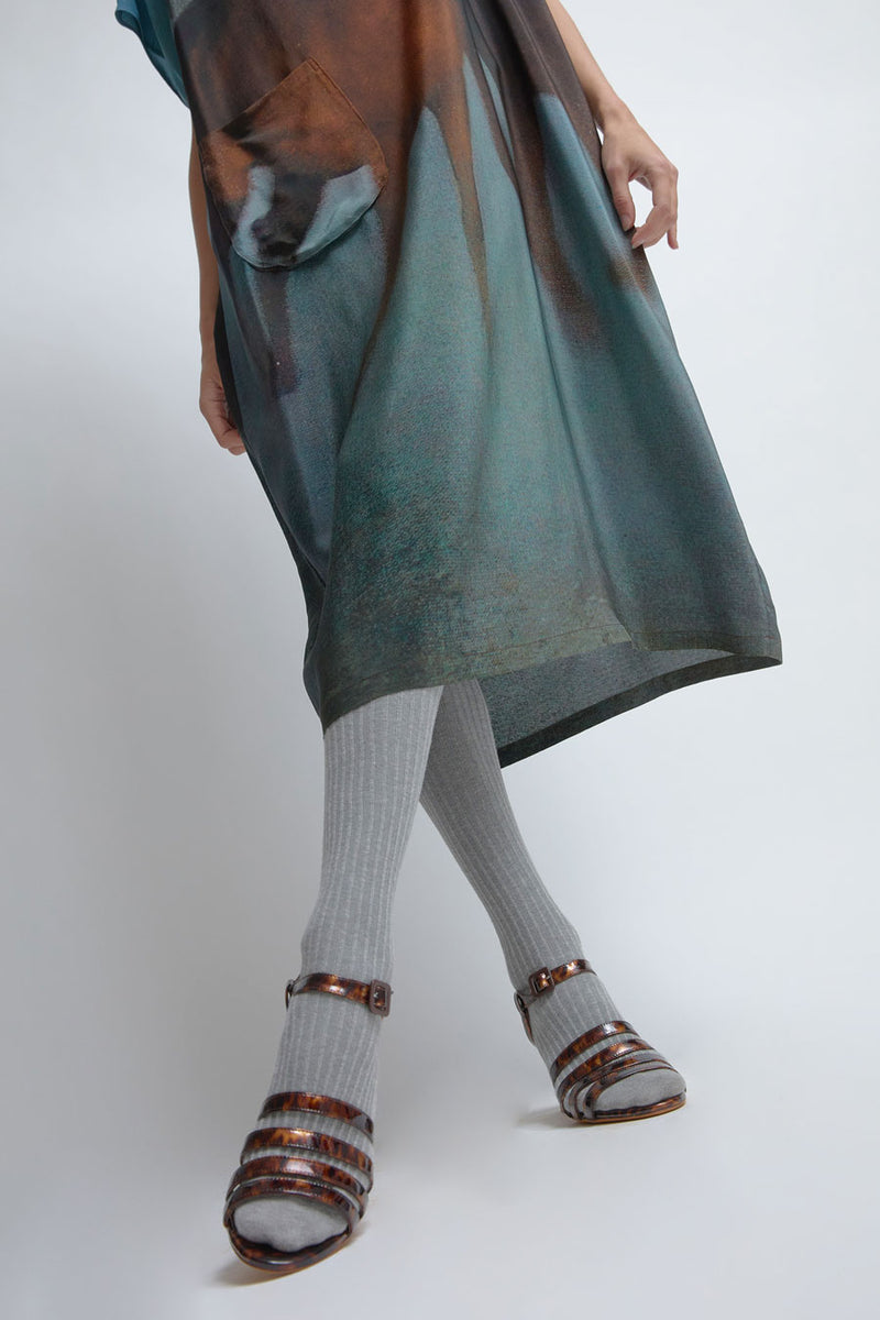 Maryam Nassir Zadeh Palma Sandal in True Tortoise Patent