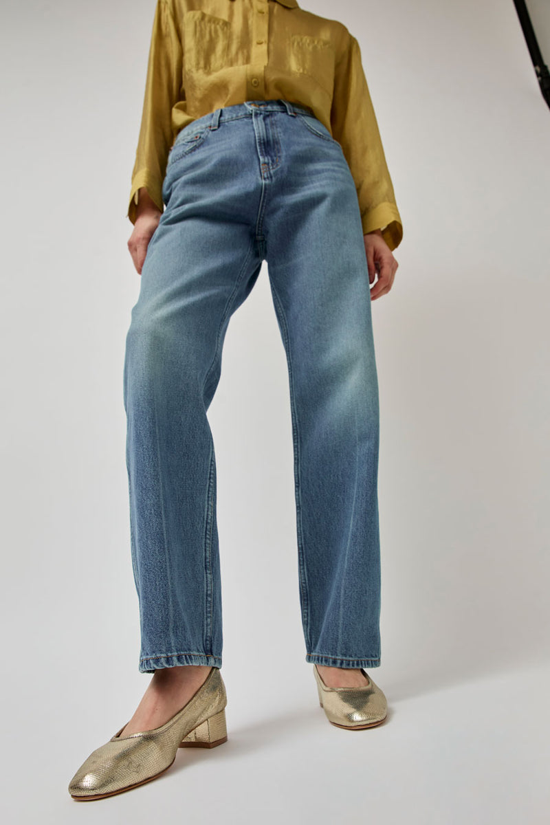 Maryam Nassir Zadeh Roberta Ballerina in Gold