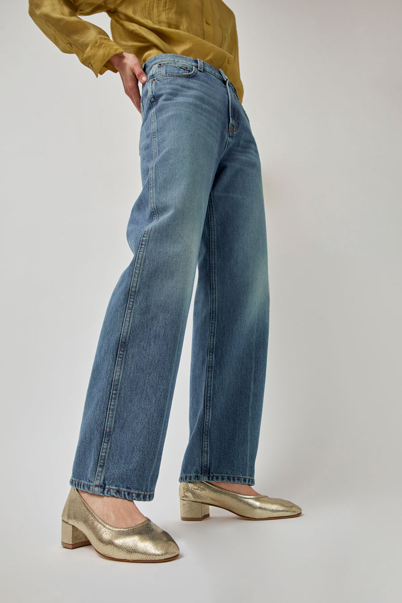 Maryam Nassir Zadeh Roberta Ballerina in Gold