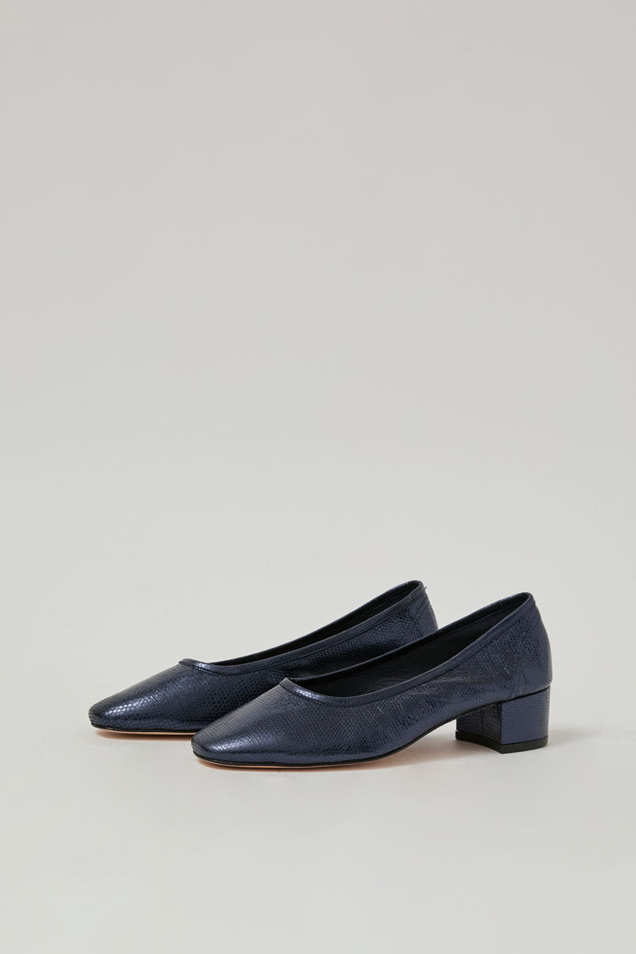 Maryam Nassir Zadeh Roberta Ballerina in Navy Blue
