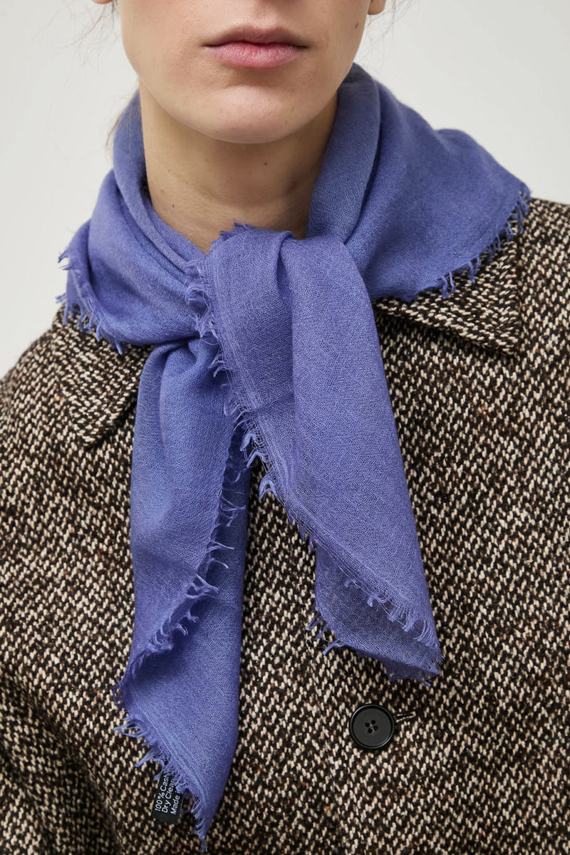 Meg Cohen Square Whisper Scarf in New Blue
