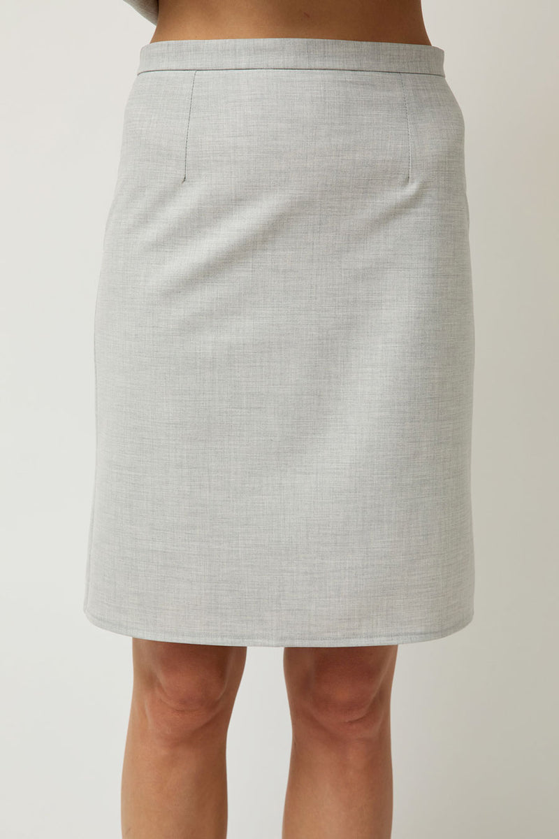 Michelle Del Rio Elena Skirt in Grey