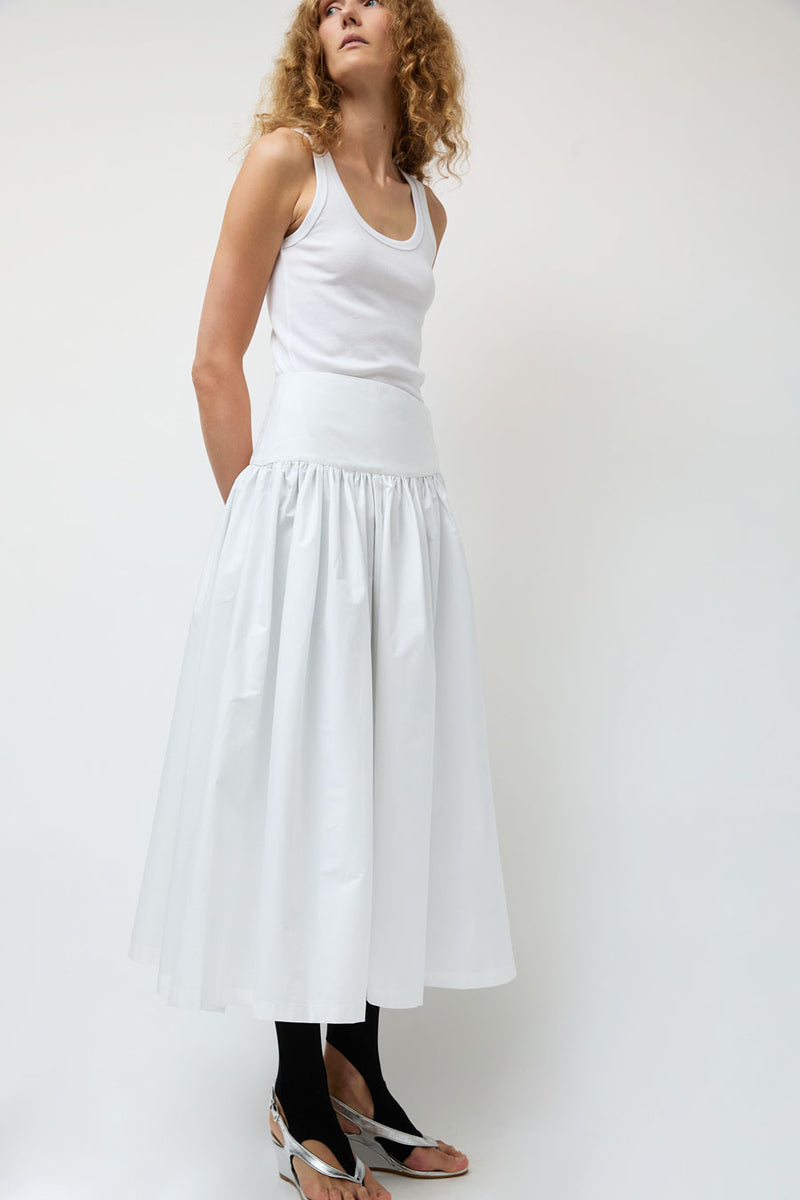 Michelle Del Rio Kiki Skirt in White