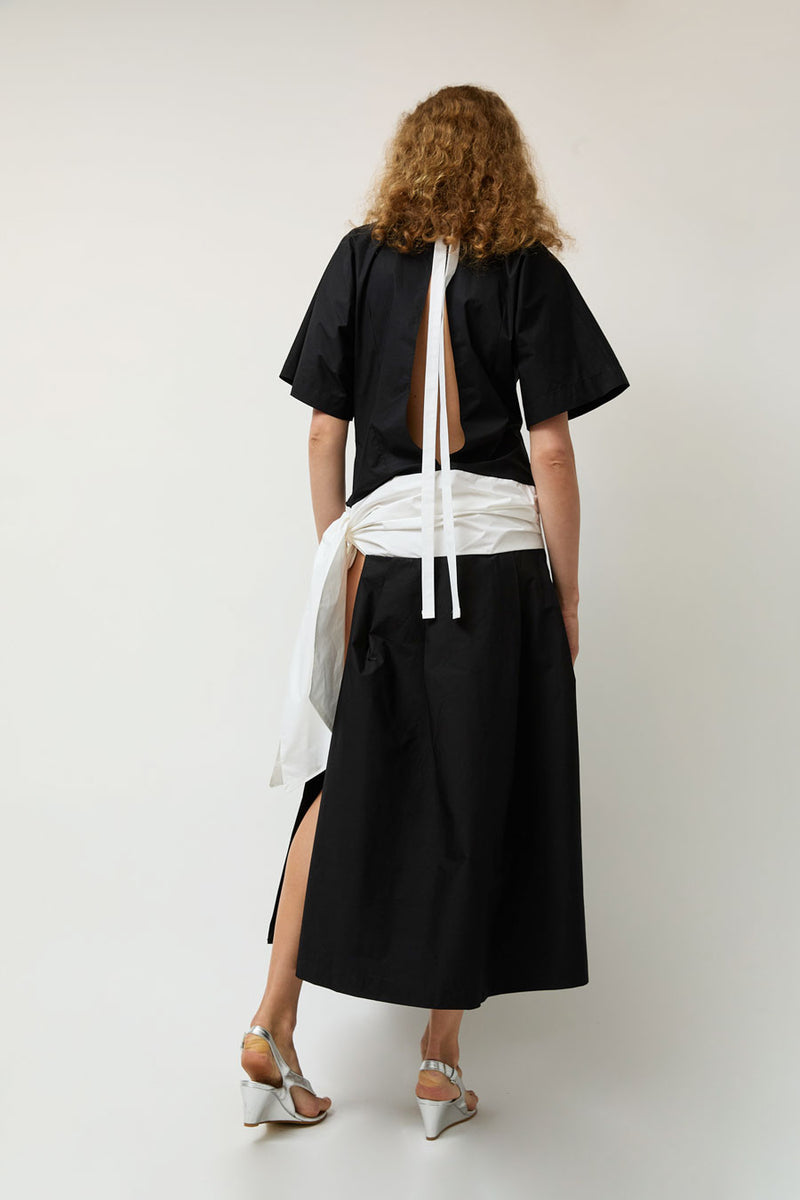 Michelle Del Rio Louise Dress in Black and White