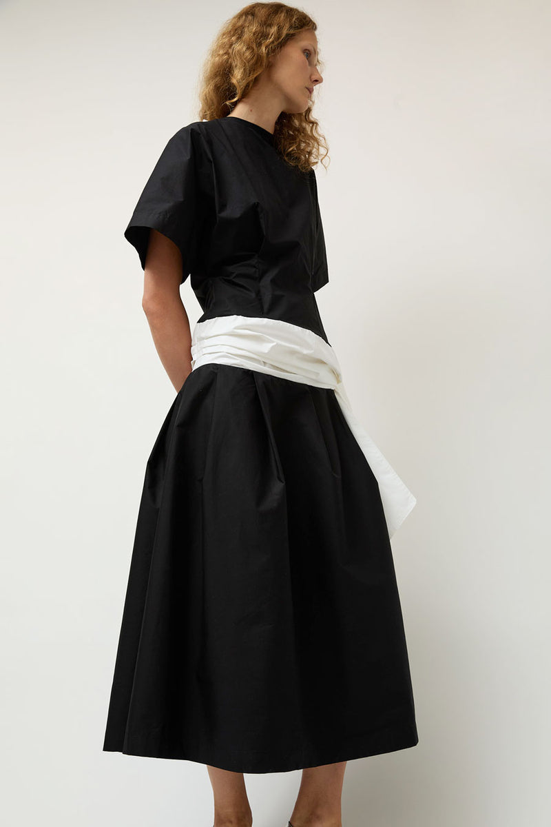 Michelle Del Rio Louise Dress in Black and White