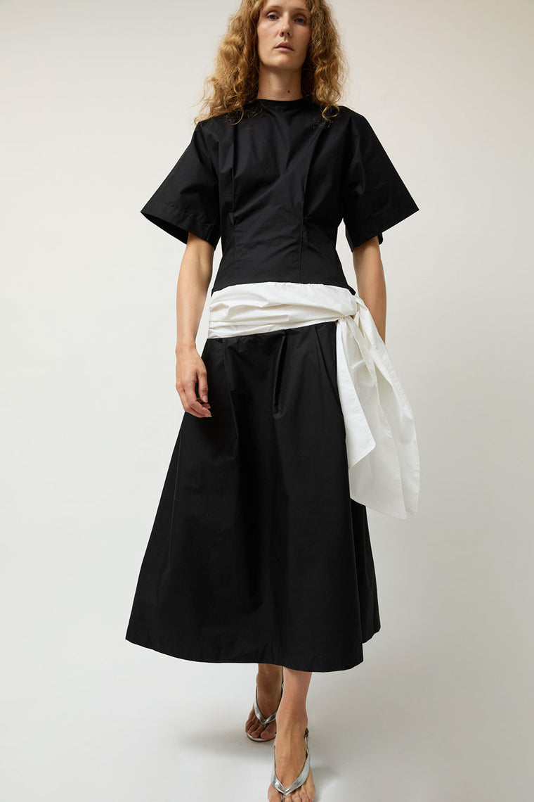 Michelle Del Rio Louise Dress in Black and White