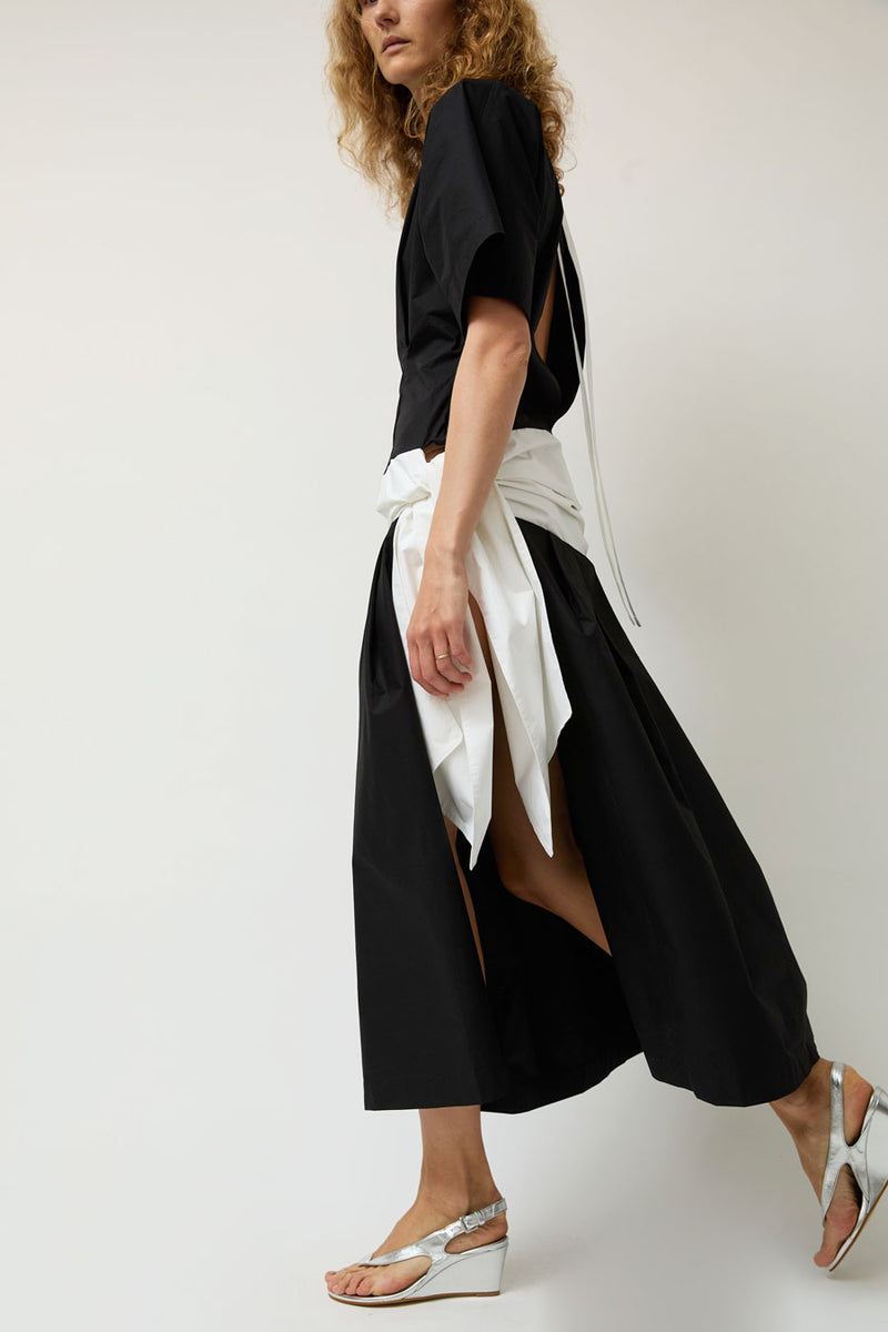 Michelle Del Rio Louise Dress in Black and White