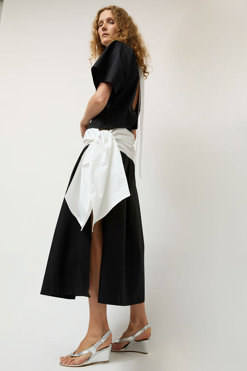 Michelle Del Rio Louise Dress in Black and White