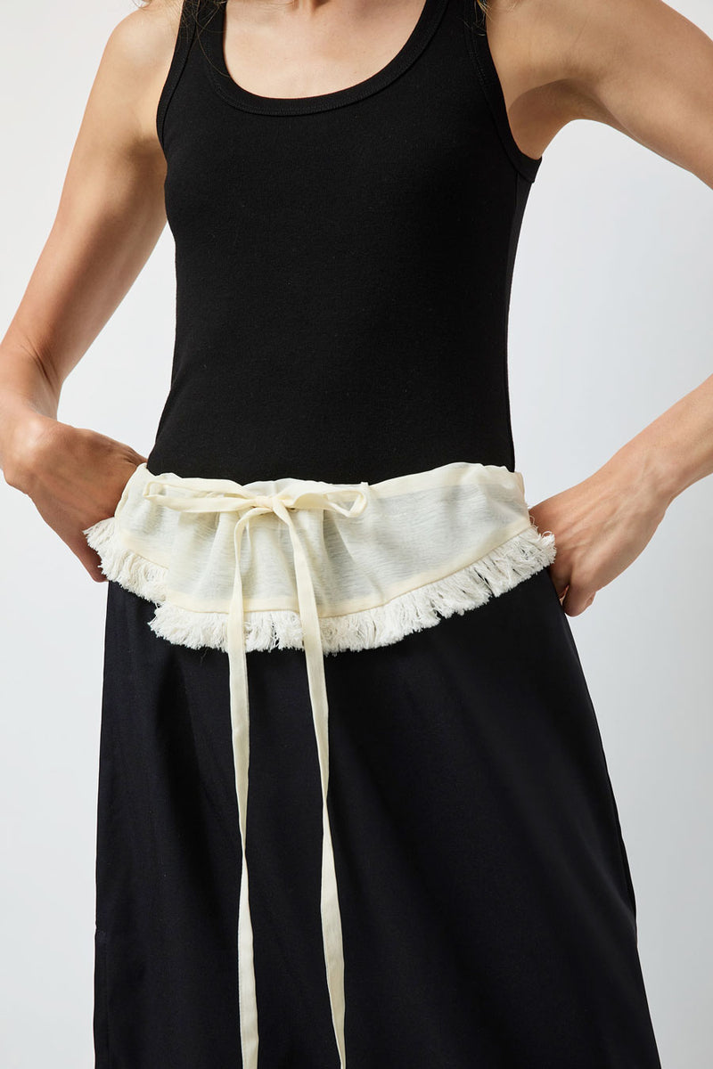 Michelle Del Rio Soledad Skirt in Cream and Black