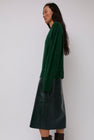 Mijeong Park Alpaca Blend Wholegarment Knit in Green