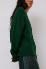 Mijeong Park Alpaca Blend Wholegarment Knit in Green