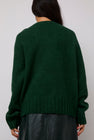 Mijeong Park Alpaca Blend Wholegarment Knit in Green